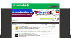 Desktop Screenshot of greenbodytalk.com